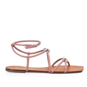 SAND&Aacute;LIA RASTEIRA ROSA MALVA  DE COURO