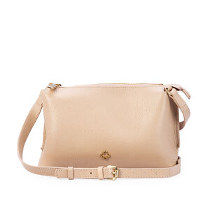 BOLSA PEQUENA NUDE SEDA DE COURO SHOULDER BAG