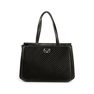 BOLSA MÉDIA PRETA SHOPPER