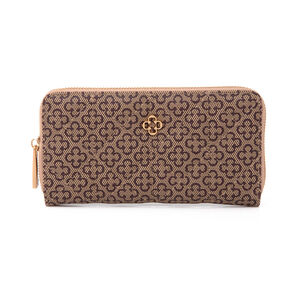 CARTEIRA BEGE MONOGRAMA