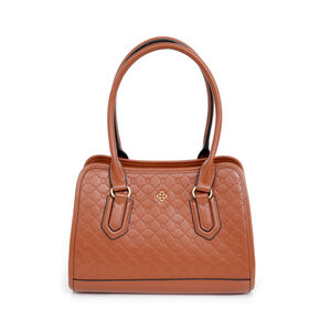 BOLSA SHOPPER CARAMELO MONOGRAMA
