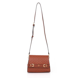 BOLSA PEQUENA CARAMELO TRANSVERSAL