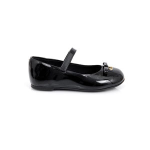 SAPATILHA BEBÊ PRETA VERNIZ COM VELCRO