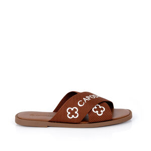 CHINELO RASTEIRO CARAMELO COM TIRAS GORGURÃO