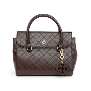 BOLSA PEQUENA MARROM MONOGRAMA TOTE