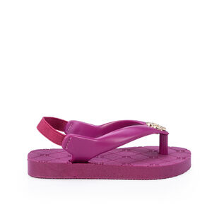 CHINELO BEB&Ecirc; ROSA F&Uacute;CSIA COM TIRA EL&Aacute;STICA INJETADO