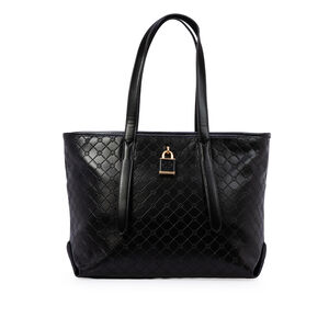 BOLSA GRANDE PRETA MONOGRAMA SHOPPER