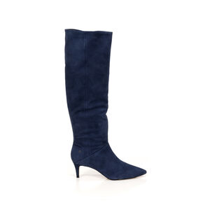 BOTA CANO LONGO MARINHO AZZURRO NOBUCK
