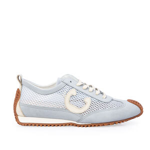 T&Ecirc;NIS FEMININO AZUL TURMALINA COURO NOBUCK SNEAKERS