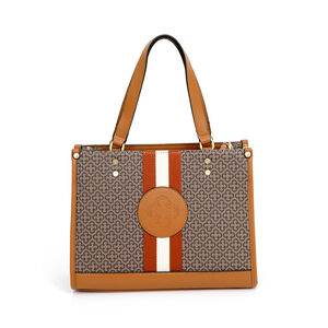 BOLSA TOTE CARAMELO MONOGRAMA