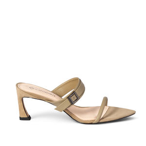 MULE SALTO ALTO VERDE ALBERO COURO NOBUCK