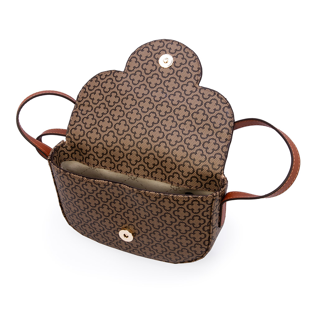 BOLSA PEQUENA TIRACOLO CARAMELO MONOGRAMA SHOULDER BAG image number 4