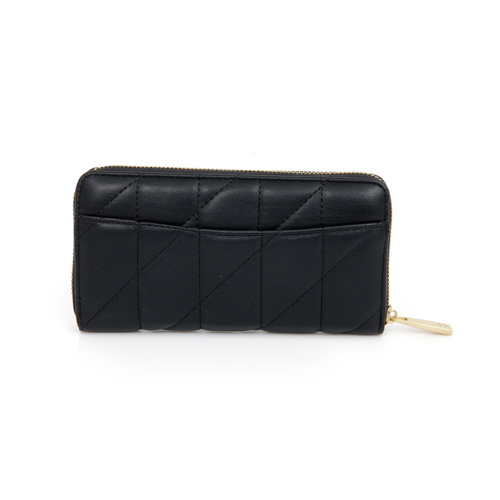 CARTEIRA FEMININA PEQUENA MATELASS&Ecirc; PRETA image number 2