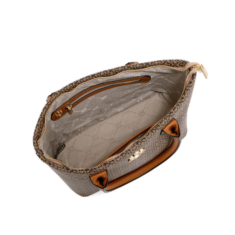 BOLSA SHOPPER CARAMELO MONOGRAMA image number 4