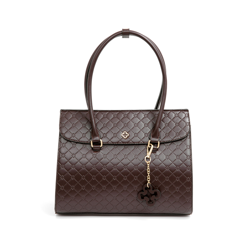 BOLSA MARROM MONOGRAMA SHOPPER image number 0