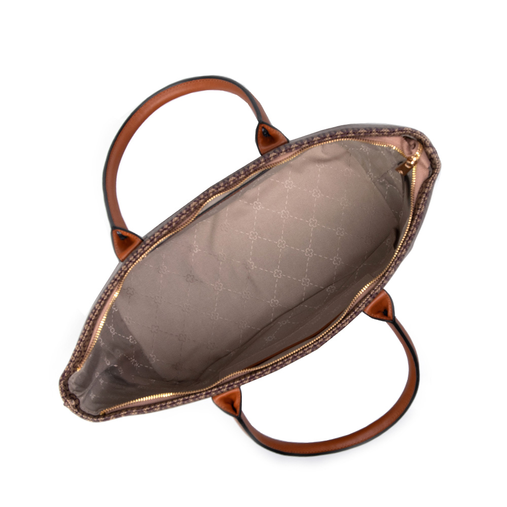 BOLSA GRANDE DONATA CARAMELO CAMEL SHOPPER image number 3