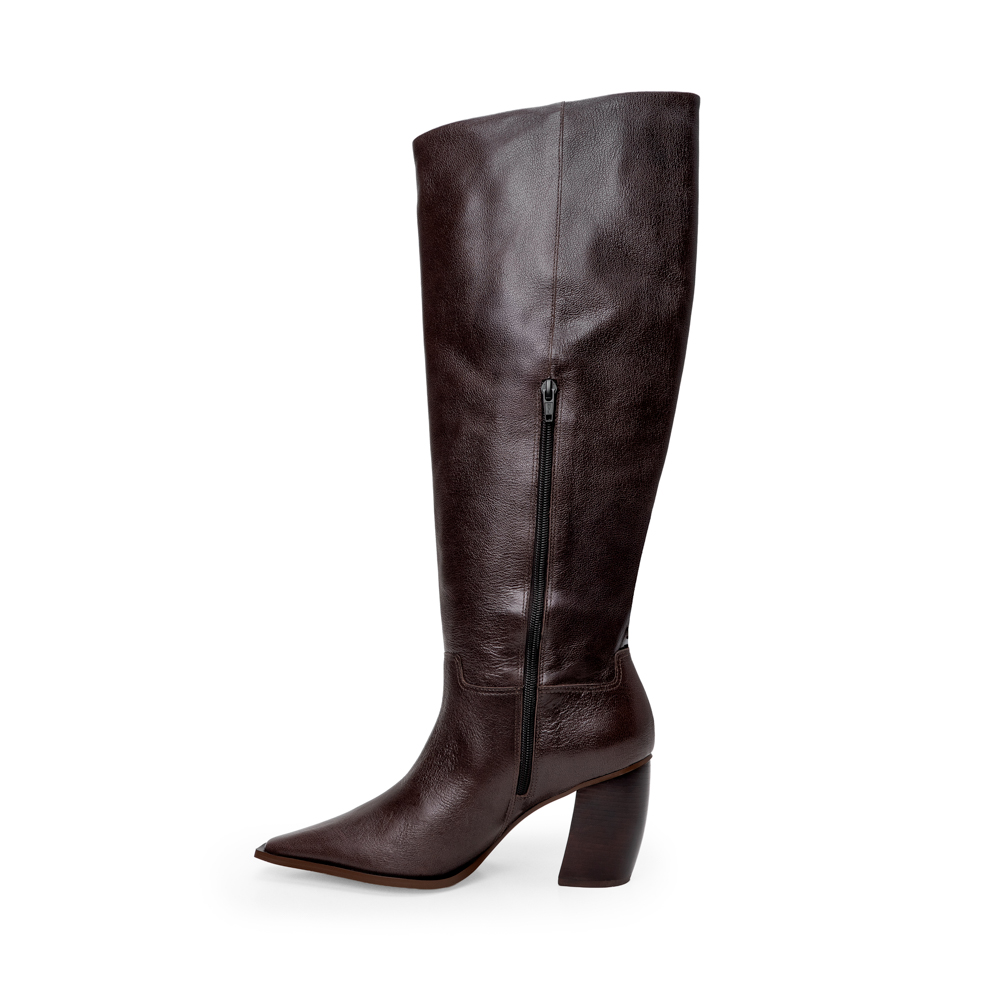 BOTA CANO LONGO MARROM TOBACCO DE COURO image number 2