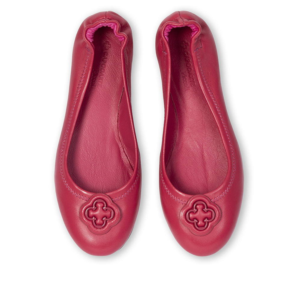 SAPATILHA INFANTIL DE COURO ROSA MAGN&Oacute;LIA CATHERINE image number 4