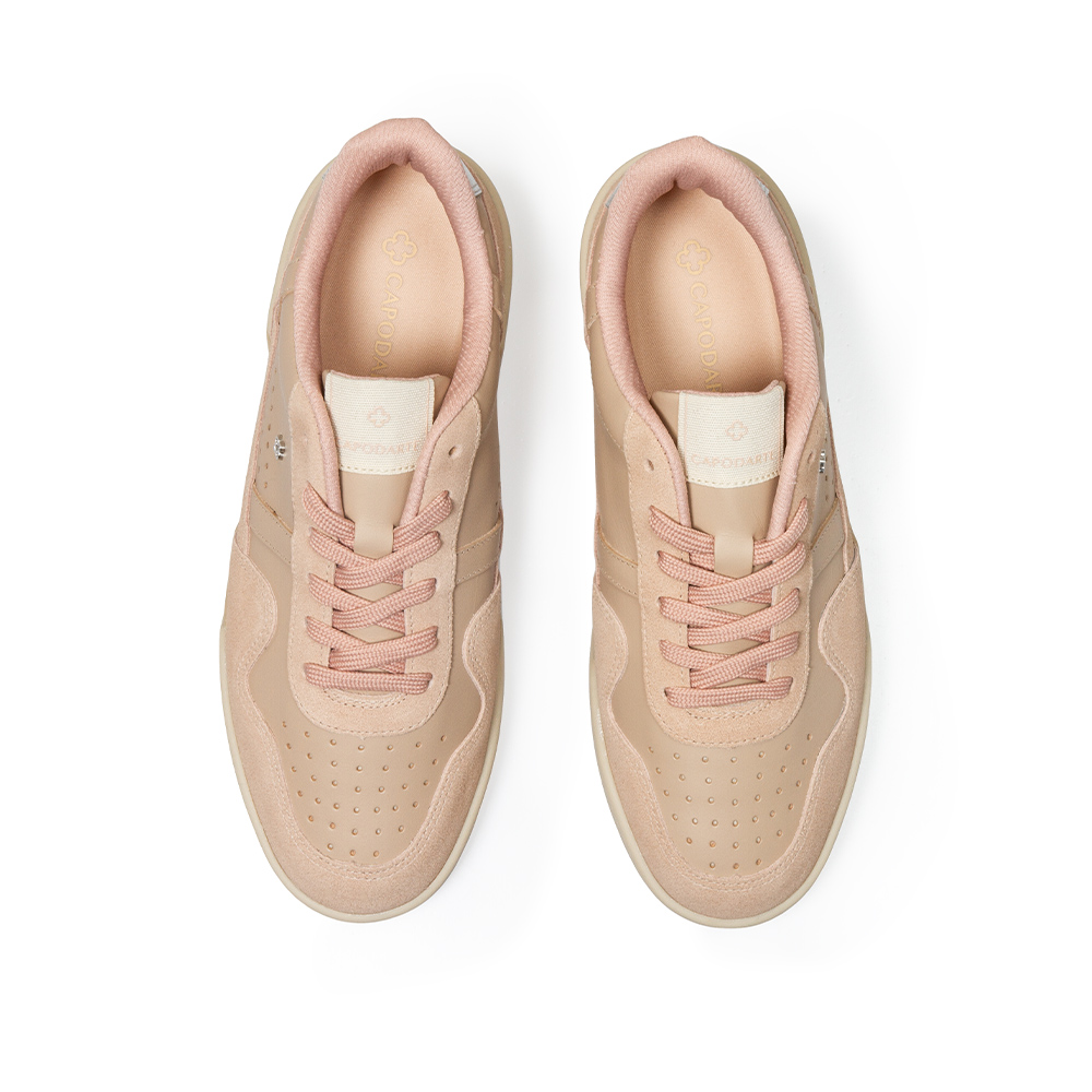 T&Ecirc;NIS FEMININO NUDE SEDA DE COURO  AMARRA&Ccedil;&Atilde;O image number 4