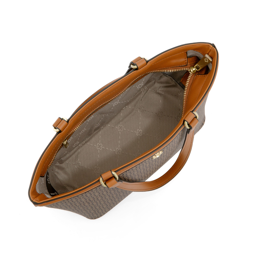 BOLSA GRANDE BEGE MONOGRAMA SHOPPER image number 4