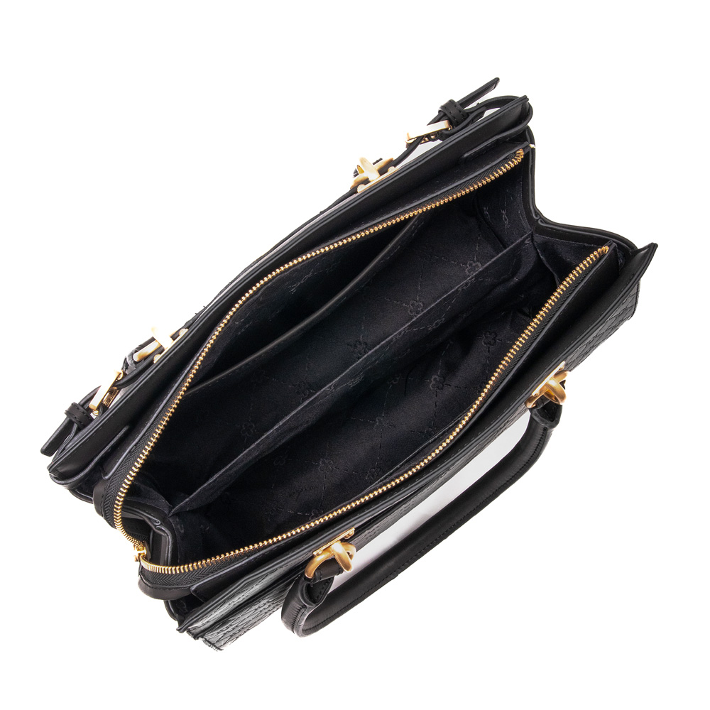 BOLSA GRANDE SHOPPER PRETA TAG image number 4