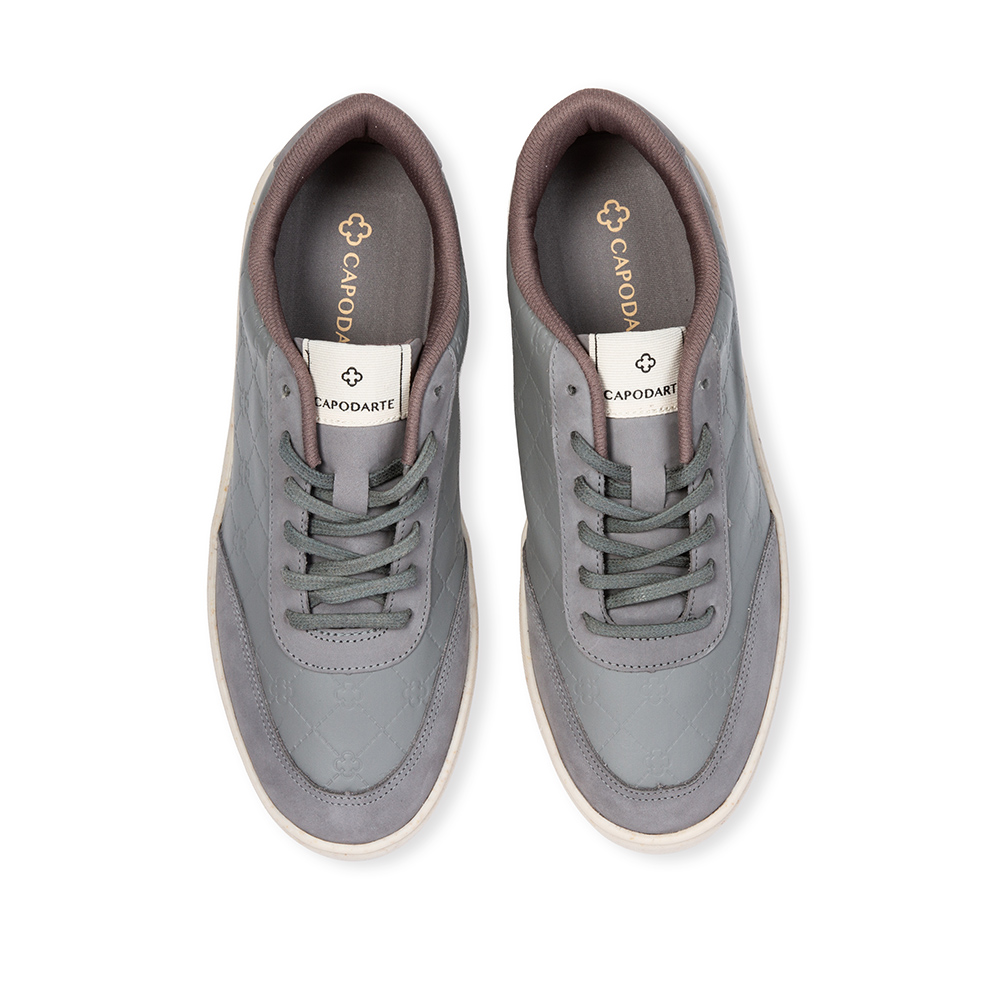 T&Ecirc;NIS MONOGRAMA CINZA CARBONO COURO NOBUCK AMARRA&Ccedil;&Atilde;O image number 4