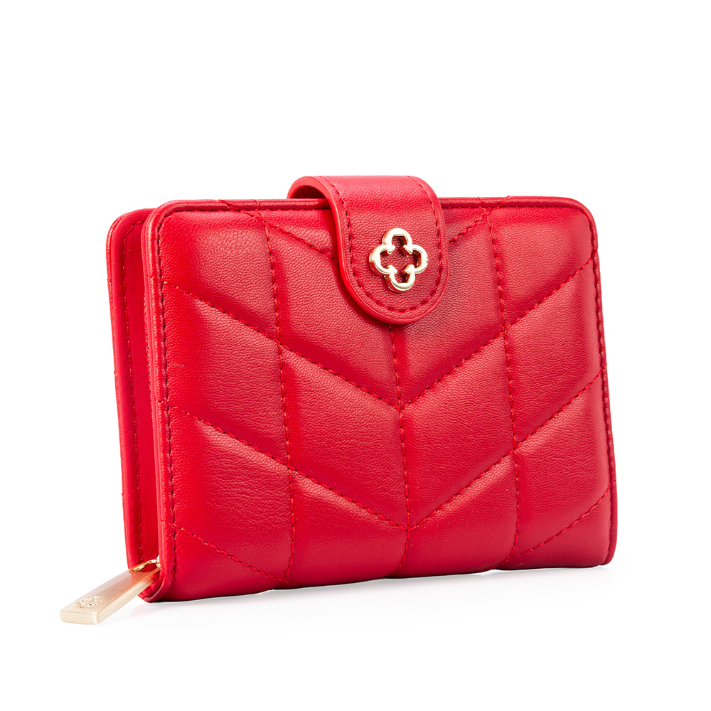 CARTEIRA VERMELHA RUBI MATELASS&Ecirc; image number 1