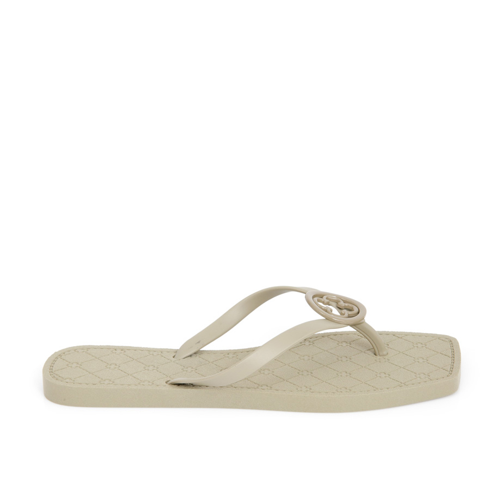 CHINELO DE DEDO VERDE ALBERO BICO QUADRADO MONOGRAMA image number 0