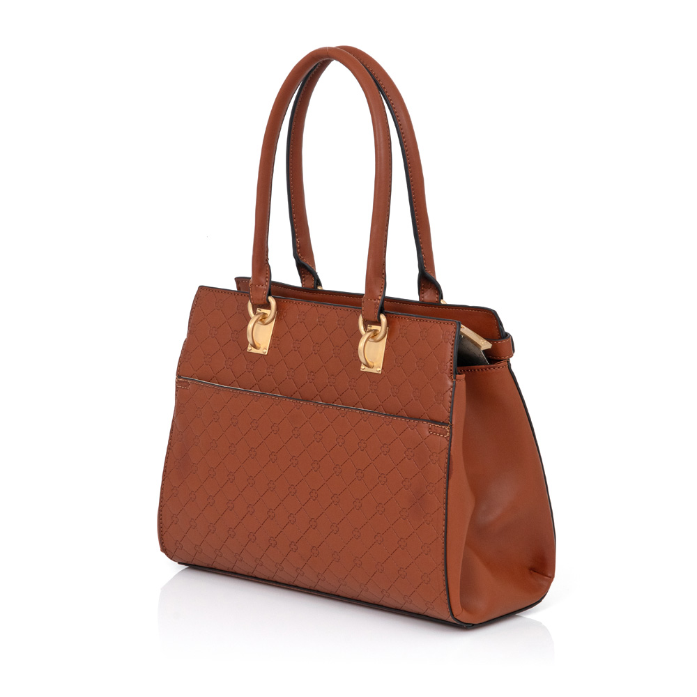 BOLSA GRANDE SHOPPER CARAMELO TAG image number 3