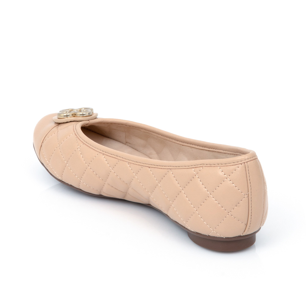 SAPATILHA COURO MATELASSE CATHERINE NUDE SEDA image number 2