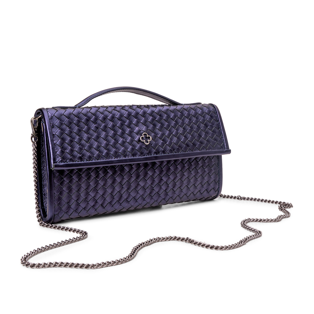 BOLSA CLUTCH MARINHO AZZURRO DE COURO TRESS&Ecirc; image number 1