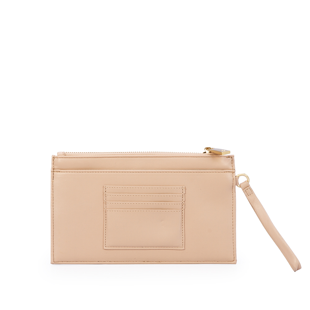 CARTEIRA FEMININA NUDE SEDA MATELASS&Ecirc; image number 2