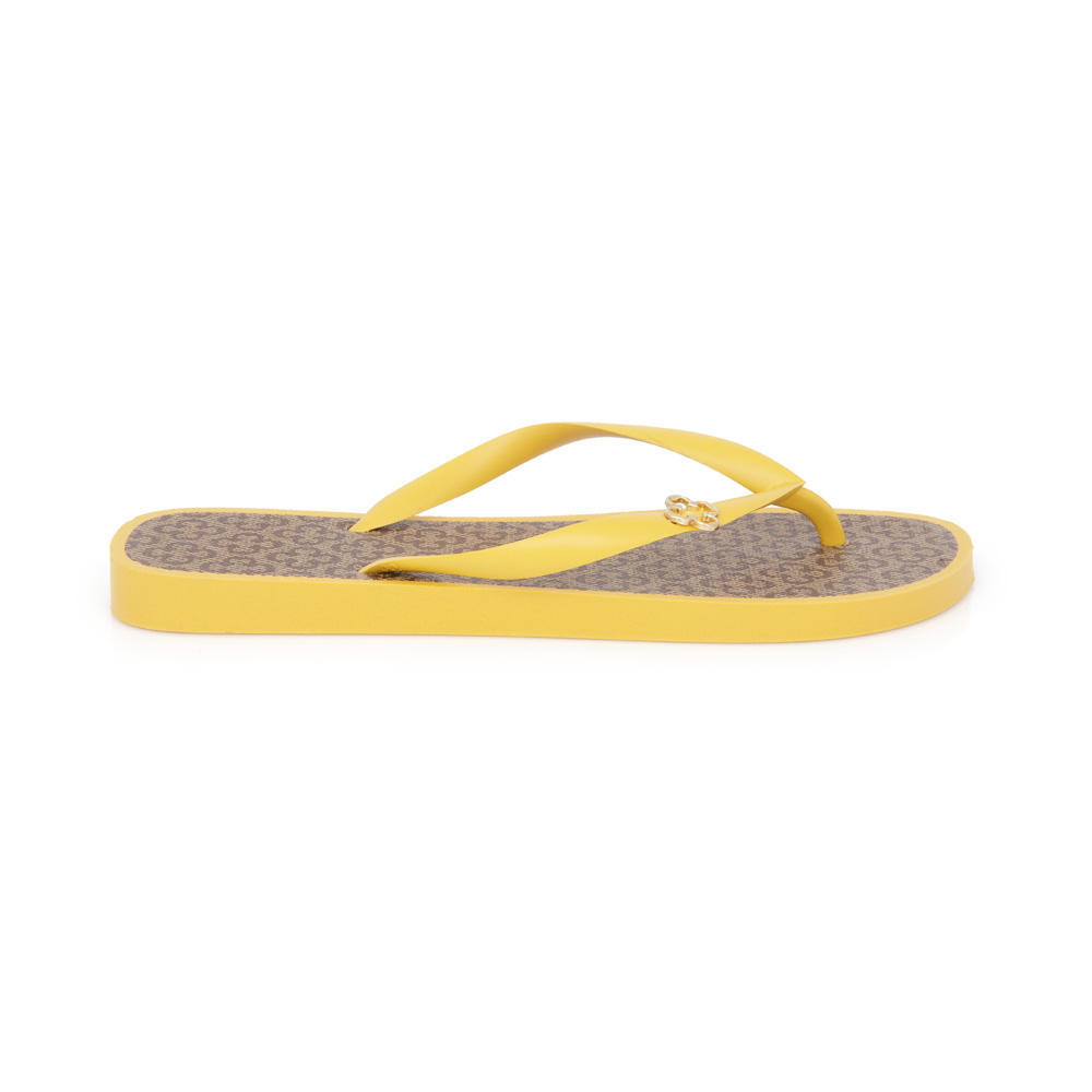 CHINELO DE DEDO INJETADO MONOGRAMA AMARELO DAMASCO image number 0
