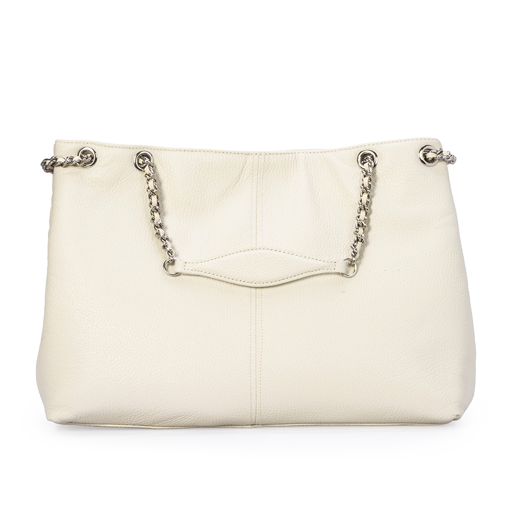 BOLSA BEGE VANILLA DE COURO MATELASSÊ HOBO image number 2