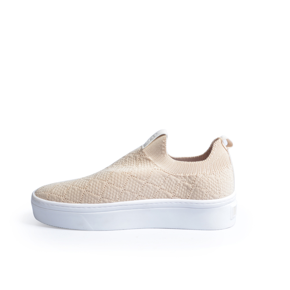 T&Ecirc;NIS FEMININO SLIP ON KNIT MATELASS&Ecirc; BEGE R&Aacute;FIA image number 4