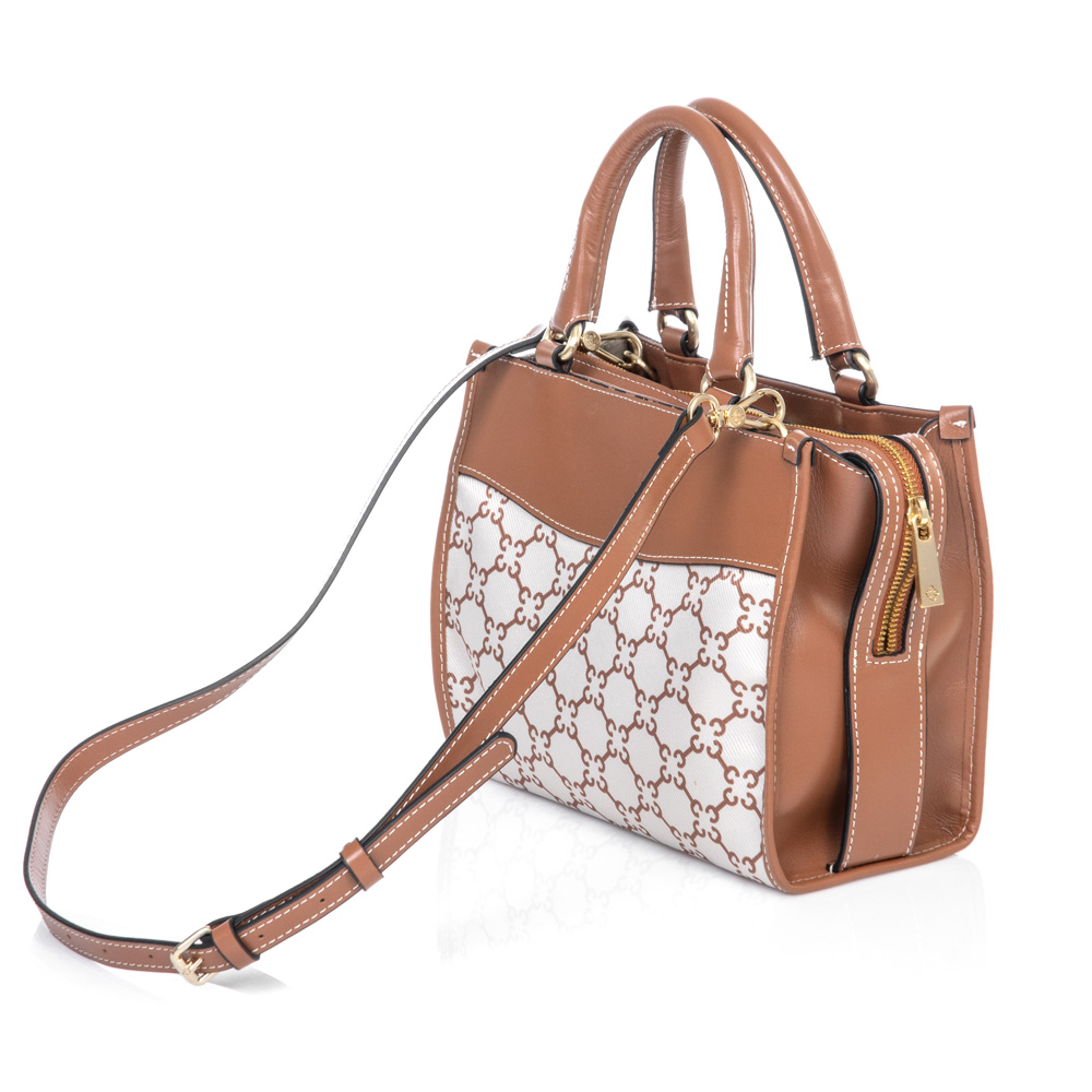BOLSA TOTE CARAMELO MONOGRAMA ALÇA TIRACOLO image number 2