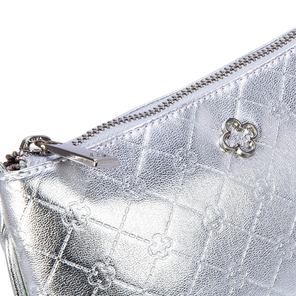 BOLSA TIRACOLO PRATEADA MONOGRAMA SHOULDER BAG PIETRA image number 3