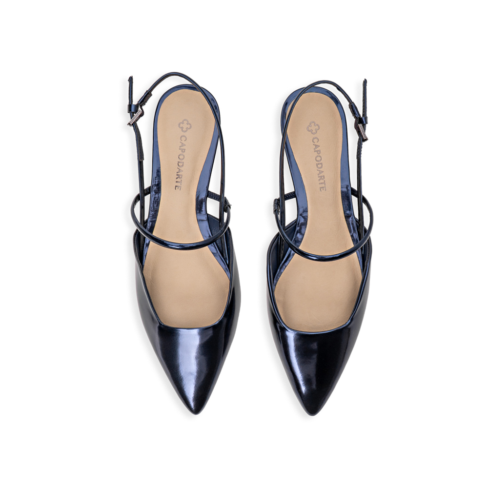 SAPATILHA SLINGBACK MARINHO AZZURRO DE COURO image number 4