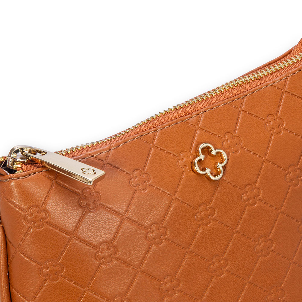 BOLSA SHOULDER BAG TIRACOLO CARAMELO TORRONE MONOGRAMA PIETRA image number 3