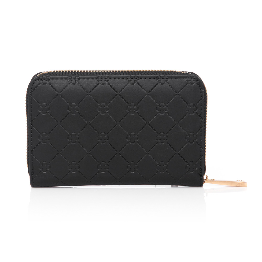 CARTEIRA FEMININA PRETA Z&Iacute;PER image number 2