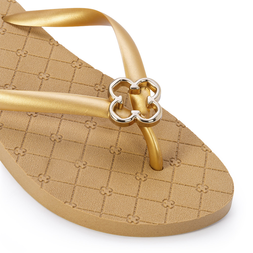 CHINELO DE DEDO DOURADO MONOGRAMA image number 2