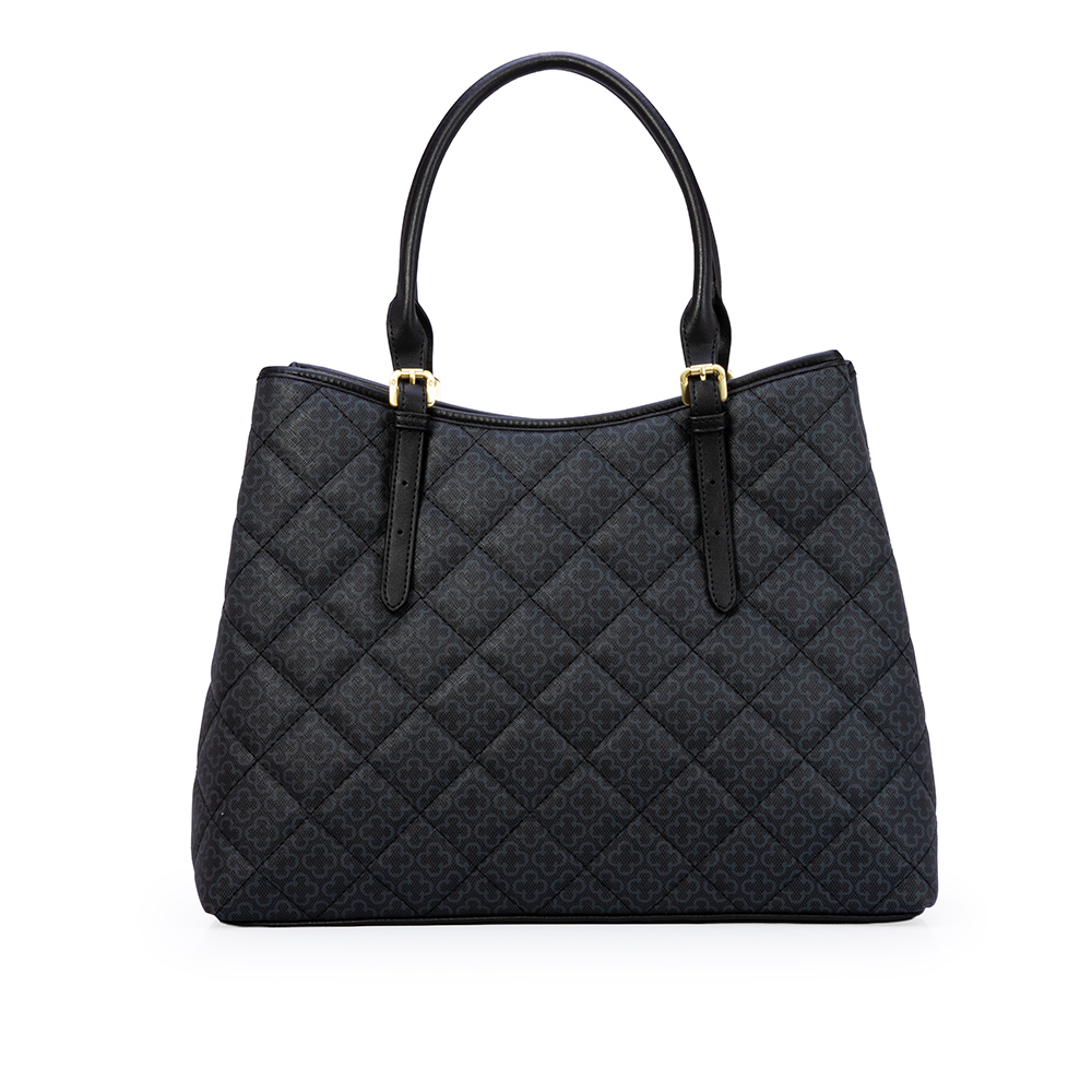 BOLSA SHOPPER PRETA MONOGRAMA image number 2