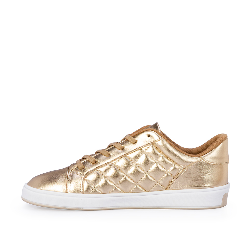 T&Ecirc;NIS DOURADO DE COURO MATELASS&Ecirc; FEMININO AMARRA&Ccedil;&Atilde;O image number 2