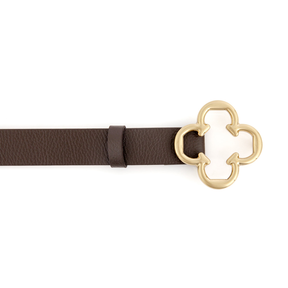 CINTO FEMININO DE COURO MARROM image number 2