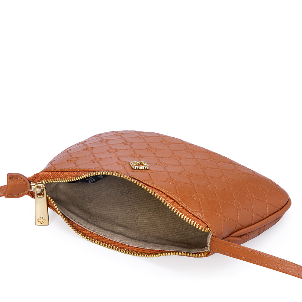 BOLSA SHOULDER BAG TIRACOLO CARAMELO TORRONE MONOGRAMA PIETRA image number 4
