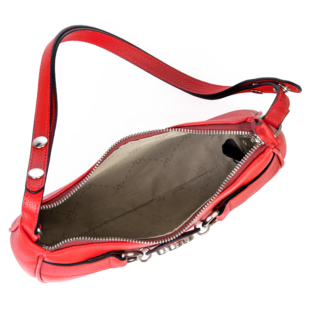 BOLSA BAGUETE VERMELHA MERLOT image number 4