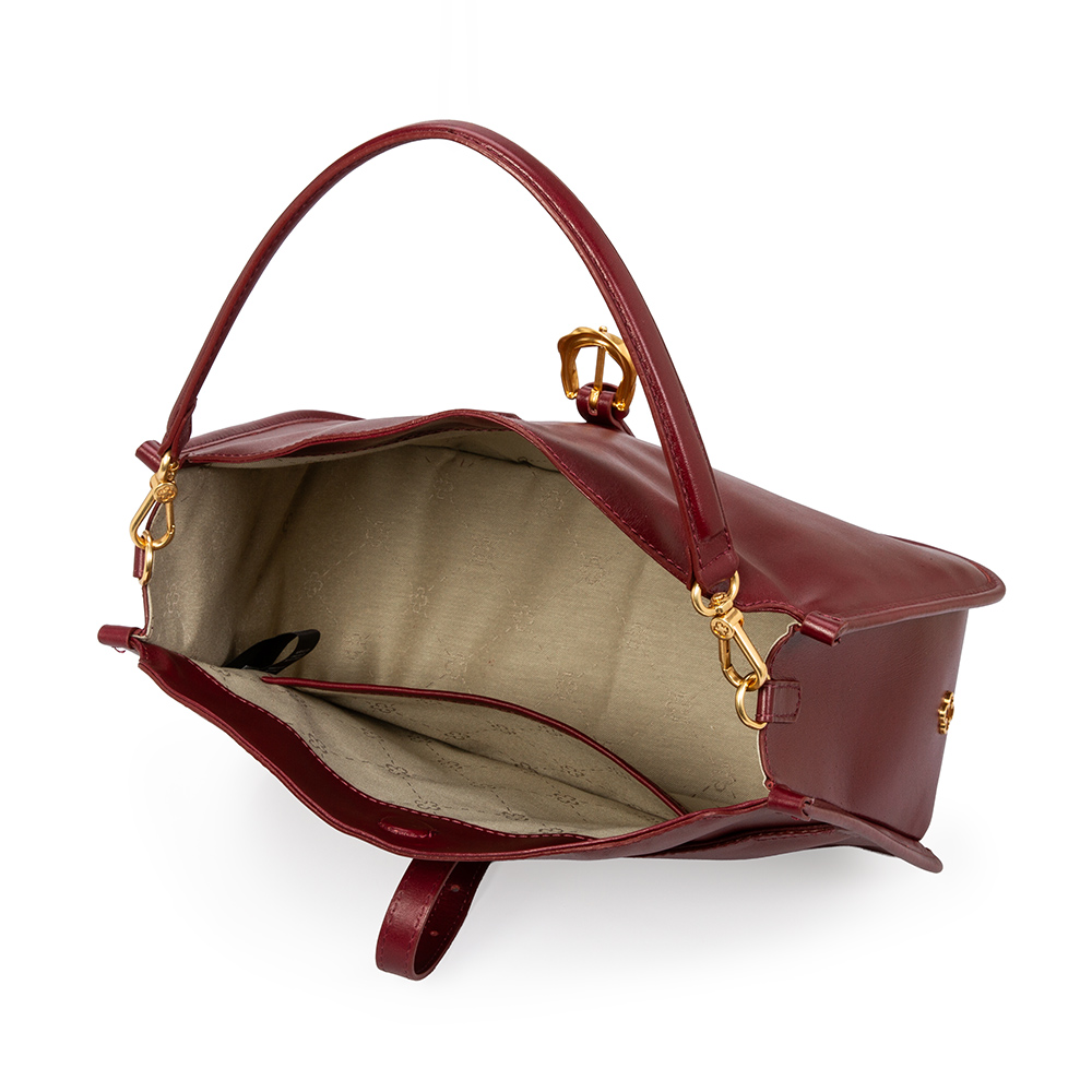 BOLSA COURO HOBO AMARONE image number 4