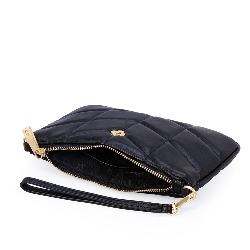 BOLSA PEQUENA AL&Ccedil;A CORRENTE PRETO MATELASS&Ecirc; image number 4