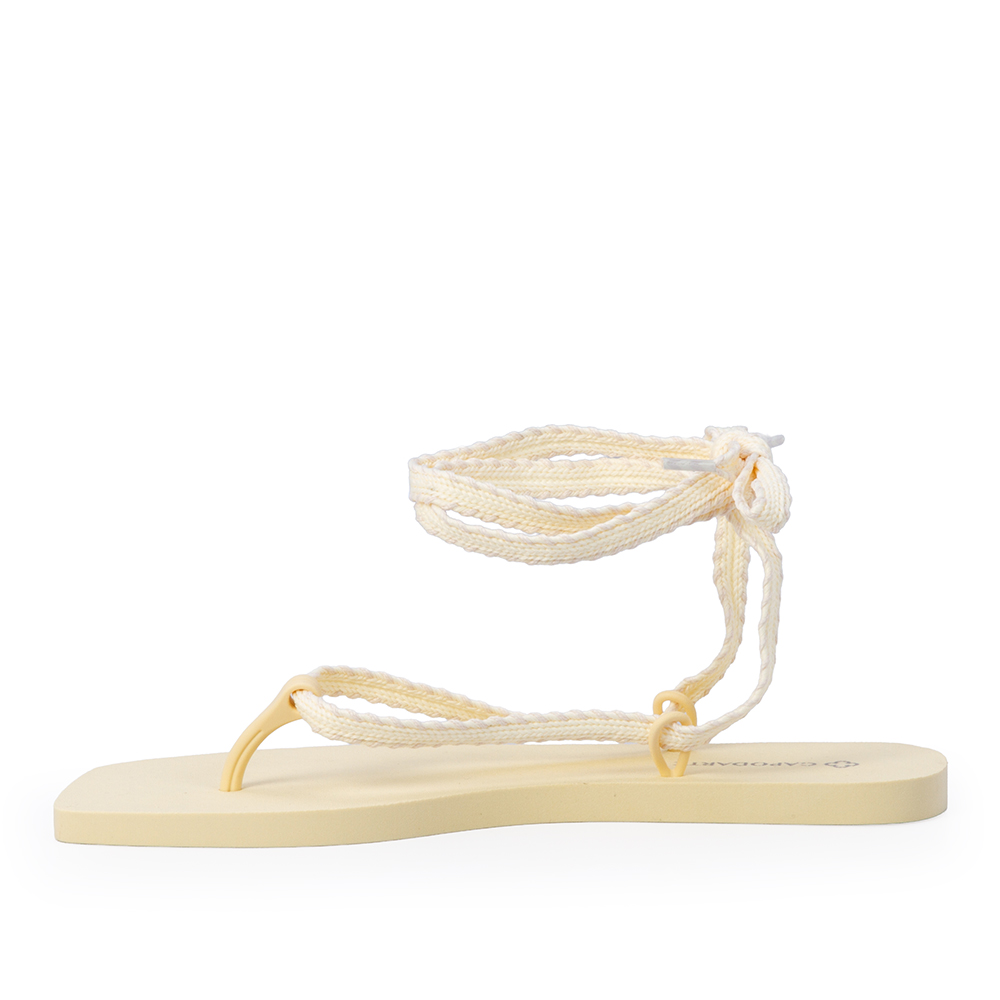 CHINELO DE DEDO INJETADO AMARRA&Ccedil;&Atilde;O AMARELO BRULLE CRU image number 2