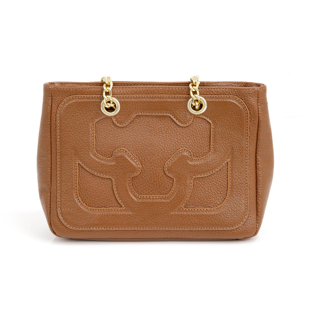 BOLSA TIRACOLO CARAMELO DE COURO SHOULDER BAG image number 1